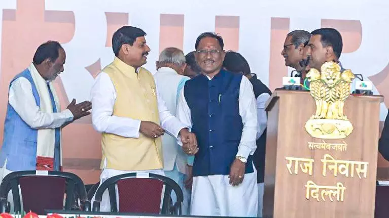 तीन राज्यों के सीएम से मिले विष्णुदेव साय