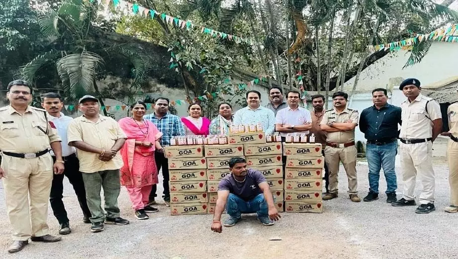 Raipur Breaking: 2.23 करोड़ की 33 हजार लीटर शराब जब्त