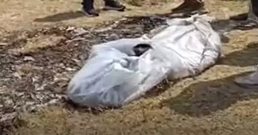 भिलाई: पुरानी भिलाई थाना क्षेत्र के उम्दा और पथर्रा रोड के बीच आज सुबह एक व्यक्ति का अधजला शव मिला। सुबह हथखोज की ओर जाने वाले लोगो ने जब पुलिस को इसकी खबर दी। सूचना मिलते ही पुरानी भिलाई थाना की टीम यहां पहुंची। शव की स्थिति को देखकर पुलिस ने तत्काल फॉरेंसिक की टीम को घटनास्थल पर बुलाया गया। सीएसपी छावनी हरीश पाटिल ने बताया कि, प्रथम दृष्टया इस अज्ञात व्यक्ति की हत्या के बाद इसे जलाया गया है। उन्होंने बताया कि फोरेंसिक की टीम को जांच के दौरान बॉडी पर कुछ चोट के निशान भी मिले हैं। फिलहाल पुरानी भिलाई थाना पुलिस और क्राइम ब्रांच की टीम मामले की जांच में जुट गई है । फिलहाल मृतक की अब तक पहचान नही हो सकी है। पुलिस ने जाँच के बाद शव को सुपेला मरचुरी भेज दिया है।