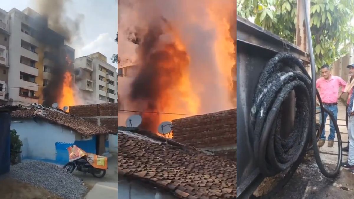 CG NEWS: भीषण गर्मी के चलते ट्रांसफार्मर में बढ़ा लोड, देखते ही देखते हुआ ब्लास्ट, चपेट में आया घर