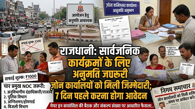 रायपुर में रैली-जुलूस पर नया नियम लागू! 7 दिन पहले परमिशन जरूरी, सफाई शुल्क भी दोगुना…