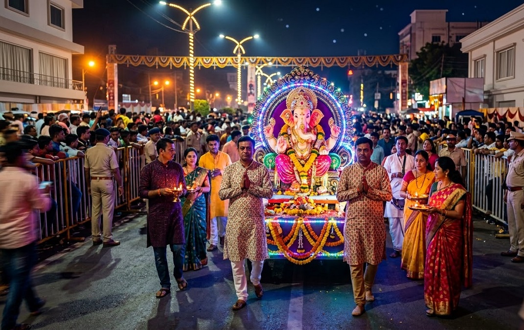 Raipur Ganesh Visarjan Jhanki 28 September