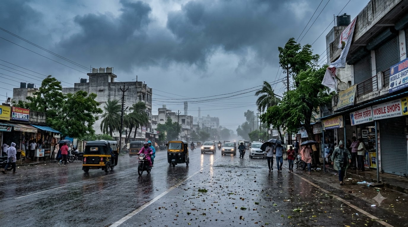 Cyclone approaching Chhattisgarh…