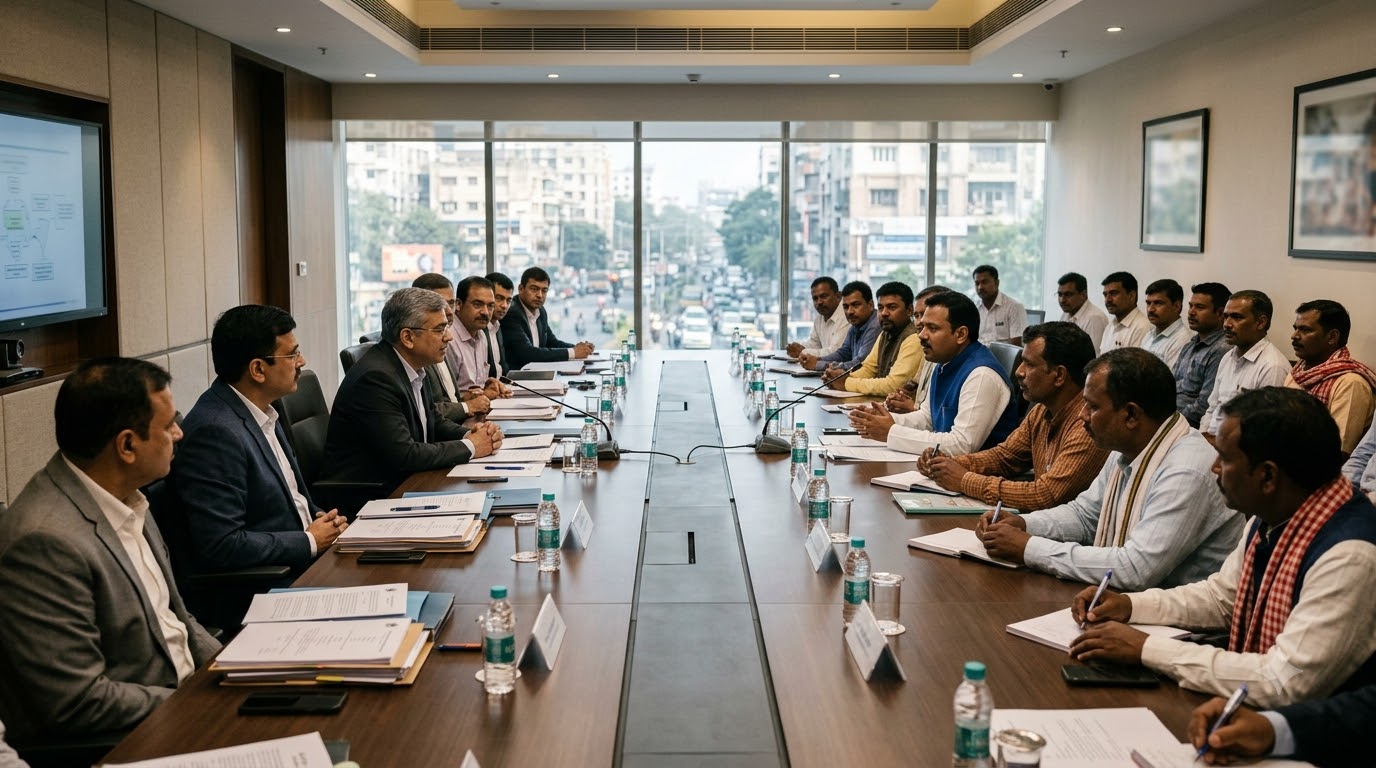 Management and union meeting